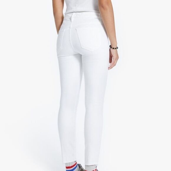 Mother High Waisted Looker Dagger Ankle Fray Size 25 - Picture 16 of 16